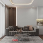 Thiết kế nội thất căn hộ phong cách hiện đại với màu trung tính đơn giản, thu hút