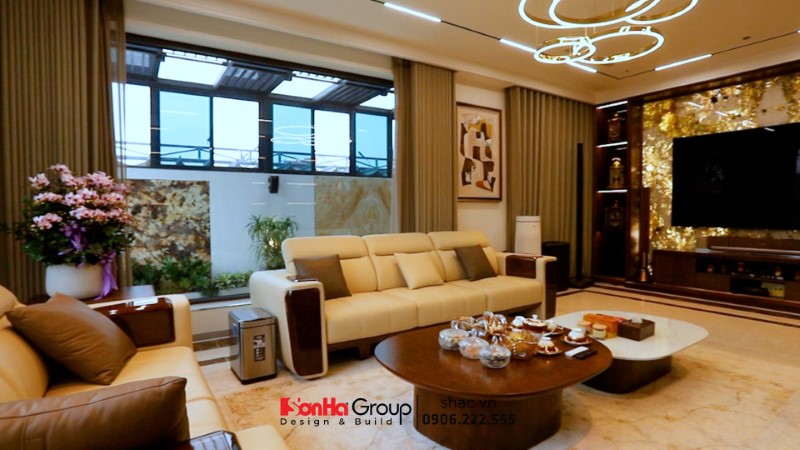 Sơn Hà Group: Công ty thiết kế thi công nội thất biệt thự uy tín với hàng ngàn mẫu thiết kế đẹp, đẳng cấp 30 Thiết kế thi công nội thất biệt thự phong cách mộc tại Hải Phòng