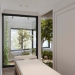 Các không gian xanh được thêm vào nhà ở kết hợp kinh doanh giúp không khí trong nhà luôn thoáng sáng, trong lành.