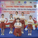 Các tiết mục nghệ thuật được các em học sinh biểu diễn tại sự kiện