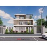 Căn biệt thự hiện đại đẹp, ngập tràn ánh sáng nhờ thiết kế tận dụng nguồn sáng khoa học