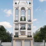 Đưa triết lý tối giản vào ngôi nhà kết hợp kinh doanh văn phòng cho thuê