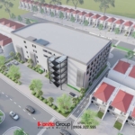 Hệ thống thang bộ, lối vào ngoài trời được sử dụng nhằm giảm thiểu tình trạng tắc nghẽn vào giờ cao điểm