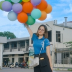 Hoạt động thả bóng bay được tổ chức với ý nghĩa chắp cánh ước mơ