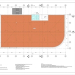 Mặt bằng tầng mái trung tâm thương mại tại Hải Phòng