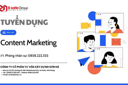 SƠN HÀ GROUP TUYỂN DỤNG VỊ TRÍ CONTENT MARKETING TẠI HẢI PHÒNG