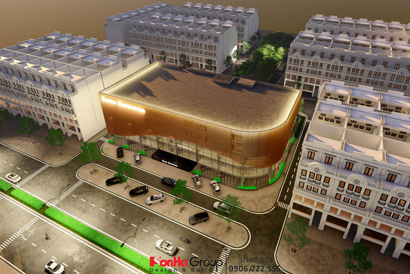 Thiết kế trung tâm thương mại lấy cảm hứng từ sóng biển Mê Linh Center 2