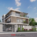 ​Thiết kế biệt thự hiện đại 500m2 biến nắng đông thành điểm sáng đặc biệt