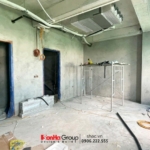 Biệt thự 4 tầng đang chuẩn bị bước vào giai đoạn thi công nội thất