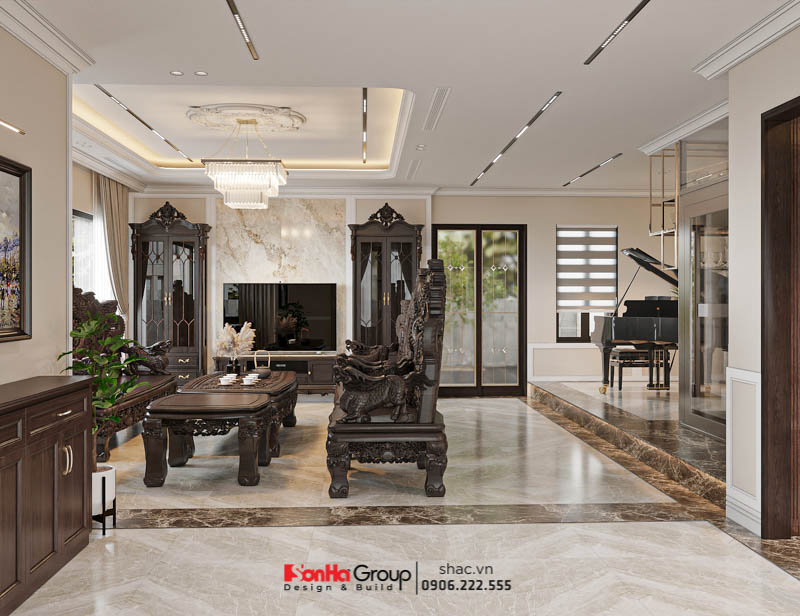 Căn biệt thự 4 tầng lưu giữ những khoảnh khắc chậm trôi của thời gian 49 Biệt thự 4 tầng hiện đại tiện nghi, thoáng sáng cho gia đình trong thành phố