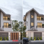 Biệt thự song lập kết hợp văn phòng kinh doanh 90m2 tại Hải Phòng