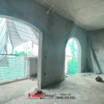 Hình ảnh thực tế biệt thự 4 tầng đẹp đang được thực hiện tại Hải Phòng