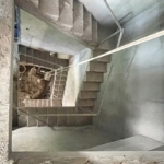 Không gian biệt thự đang thi công được nhìn từ trên cao