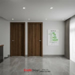 Không gian sảnh tầng 3 rộng rãi trong biệt thự song lập hiện đại