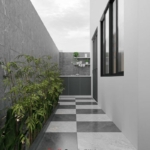 Khu bếp ướt bên ngoài giúp hạn chế mùi thức ăn và tăng tính thẩm mỹ cho ngôi nhà