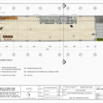 Mặt bằng bố trí tầng 1 của nhà phố kết hợp kinh doanh tại Hải Phòng