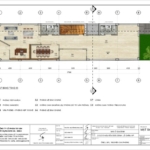 Mặt bằng bố trí tầng 3 trong nhà phố kinh doanh tại Hải Phòng