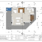 Mặt bằng tầng 1 của mẫu biệt thự 4 tầng đẹp, sang trọng tại Hải Phòng