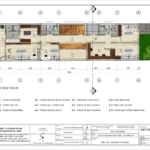 Mặt bằng tầng 6 của mẫu nhà phố kinh doanh tại Hải Phòng