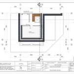 Mặt bằng tầng tum trong biệt thự 4 tầng tân cổ điển tại Hải Phòng
