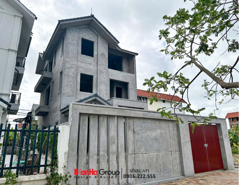 Mặt tiền biệt thự song lập kết hợp kinh doanh tại Hải Phòng