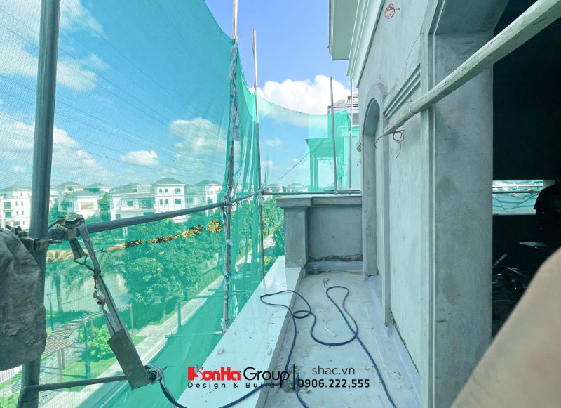 Một vài hình ảnh phần thô đã được hoàn thiện của biệt thự