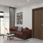 Sảnh chờ nhỏ sang trọng được đặt tại tầng 2, phục vụ cho công việc kinh doanh của gia đình