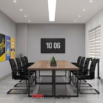 Thiết kế phòng họp tại tầng 2 của biệt thự song lập kết hợp kinh doanh