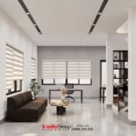 Thiết kế phòng sinh hoạt chung đơn giản, hiện đại trong biệt thự