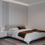 Căn phòng ngủ hiện đại, tinh giản của con gái trong căn nhà phố liền kề 3 tầng