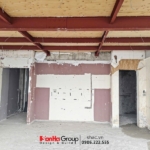 Hiện trạng tầng tum của ngôi nhà trước khi tiến hành xây dựng