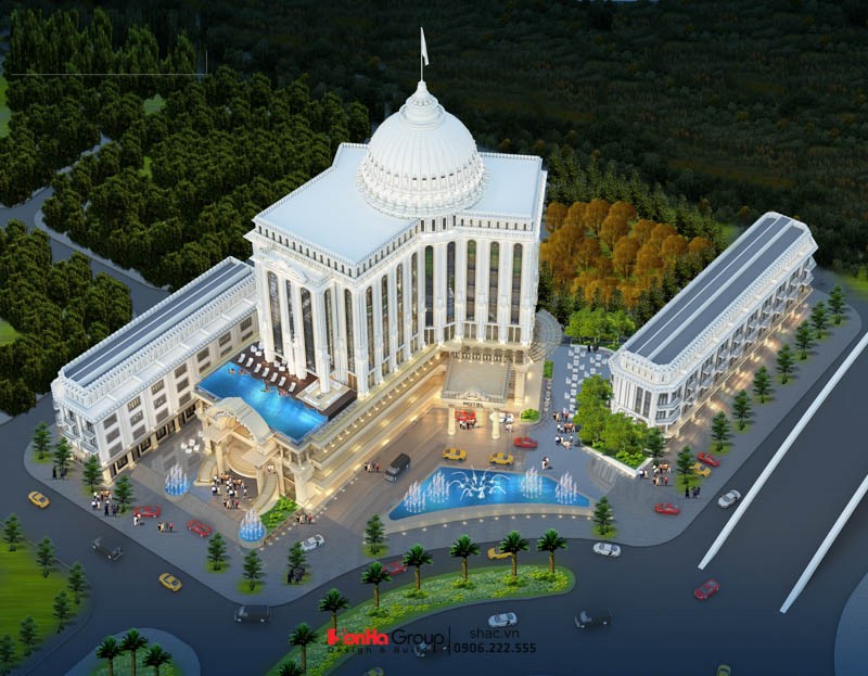 Hình ảnh khách sạn đẹp 5 sao Bảo Sơn sang trọng được khách hàng lựa chọn cho năm 2025