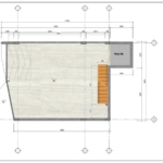 Mặt bằng hiện trạng tầng 1 nhà phố ven hồ trước khi cải tạo