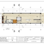 Mặt bằng tầng 1 trong dự án thiết kế nhà nghỉ tại Hà Giang
