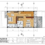 Mặt bằng tầng 2 của nhà phố liền kề 150m2