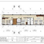 Mặt bằng tầng 4 của nhà nghỉ 4 tầng tại Hà Giang