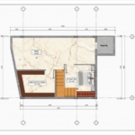 Mặt bằng tầng hầm trong dự án cải tạo nhà phố tại Hà Nội