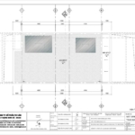 Mặt bằng tầng mái của nhà phố liền kề tại Hải Phòng
