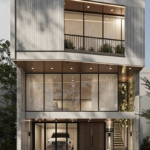 Mặt tiền thoáng sáng giúp nhà phố dễ dàng lấy sáng và thông gió từ bên ngoài