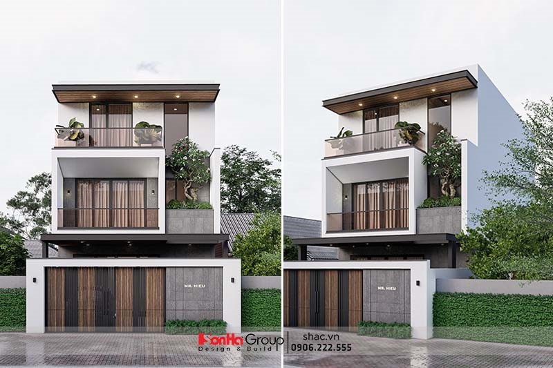 Nhà phố liền kề ngập tràn ánh sáng của bố mẹ và hai con gái