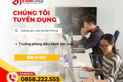 SƠN HÀ GROUP TUYỂN DỤNG TRƯỞNG PHÒNG ĐIỀU HÀNH SẢN XUẤT