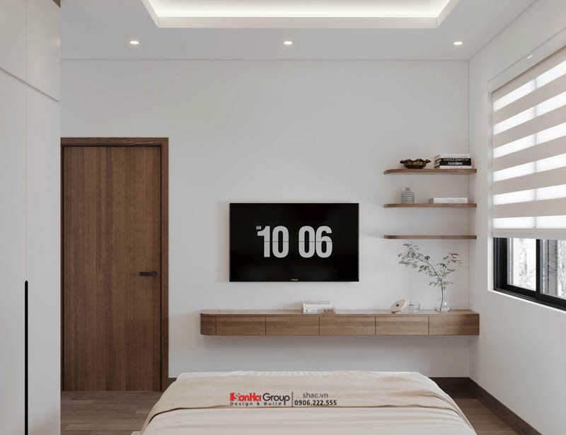 Giải pháp xây nhà ống 2 tầng 1 tum phong cách hiện đại trong ngõ nhỏ - Sơn Hà Group bậc thầy tối ưu không gian 4