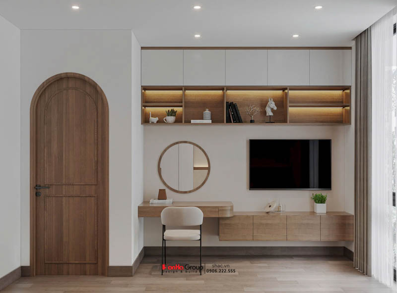 Giải pháp xây nhà ống 2 tầng 1 tum phong cách hiện đại trong ngõ nhỏ - Sơn Hà Group bậc thầy tối ưu không gian 8