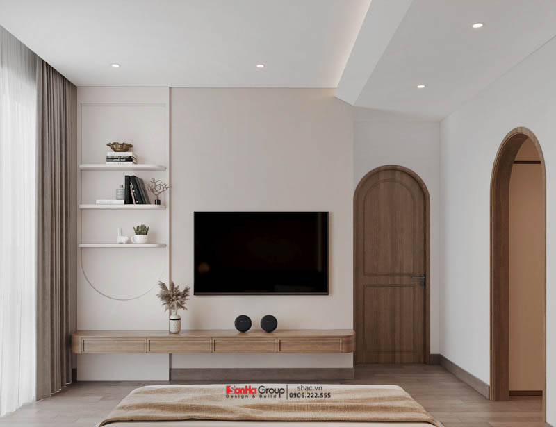 Giải pháp xây nhà ống 2 tầng 1 tum phong cách hiện đại trong ngõ nhỏ - Sơn Hà Group bậc thầy tối ưu không gian 10