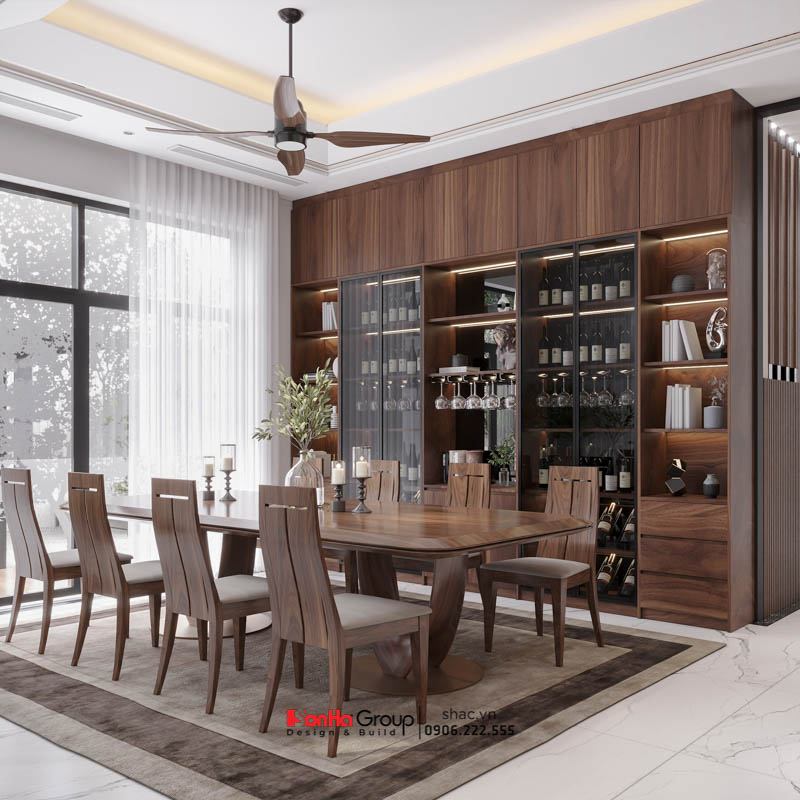 Biệt thự 3 tầng hiện đại: Căn nhà màu nắng lưu giữ một tình yêu 149 Thiết kế nội thất phòng bếp