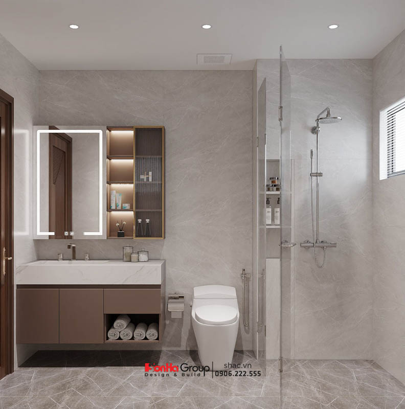 Biệt thự 3 tầng hiện đại: Căn nhà màu nắng lưu giữ một tình yêu 42