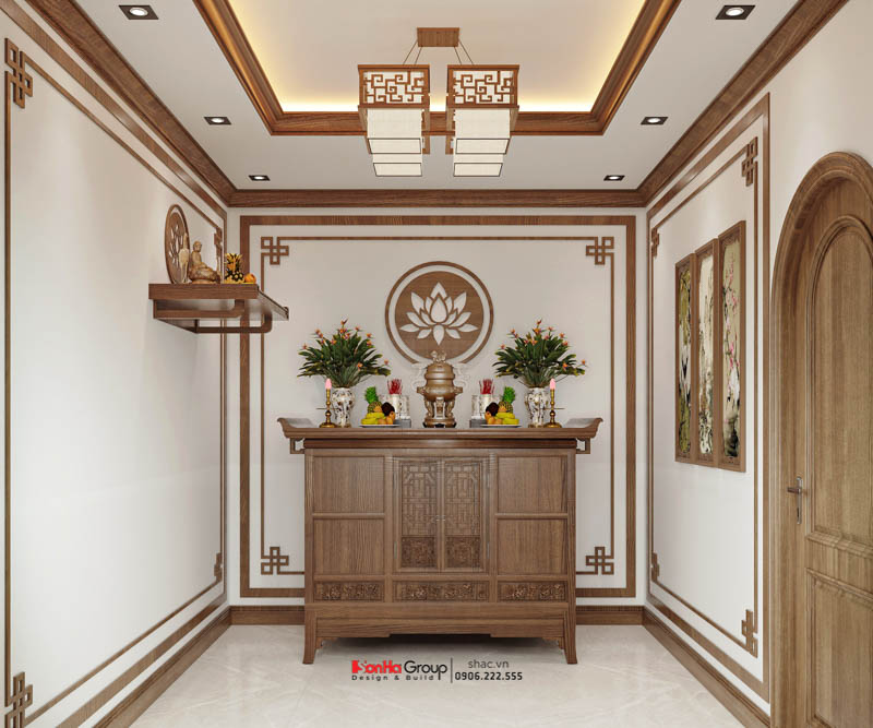 Giải pháp xây nhà ống 2 tầng 1 tum phong cách hiện đại trong ngõ nhỏ - Sơn Hà Group bậc thầy tối ưu không gian 12