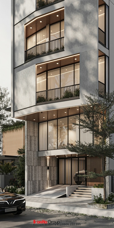 Thiết kế hiện đại với các vật liệu bền vững giúp ngôi nhà cứng cáp và bền bỉ hơn với thời gian