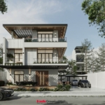 Ý tưởng thiết kế biệt thự 3 tầng hiện đại thành không gian sống hoàn hảo với mỗi mét vuông trong nhà đều là một mét vuông hạnh phúc