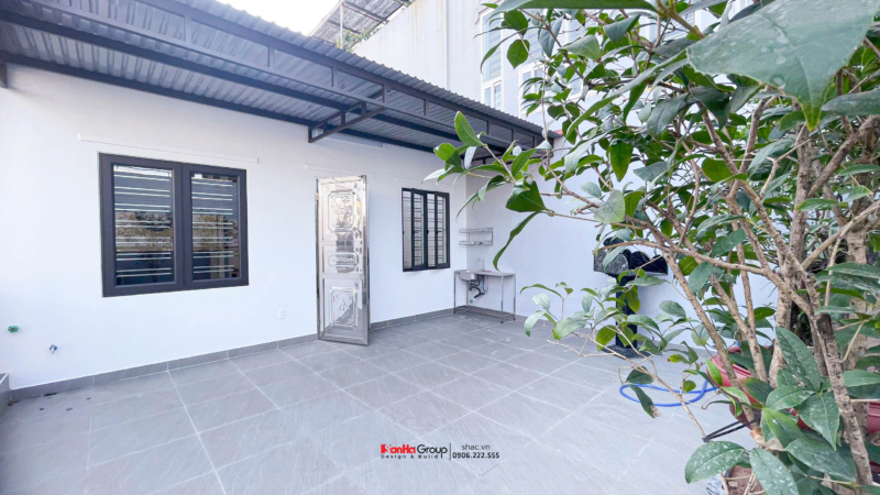 Giải pháp xây nhà ống 2 tầng 1 tum phong cách hiện đại trong ngõ nhỏ - Sơn Hà Group bậc thầy tối ưu không gian 77